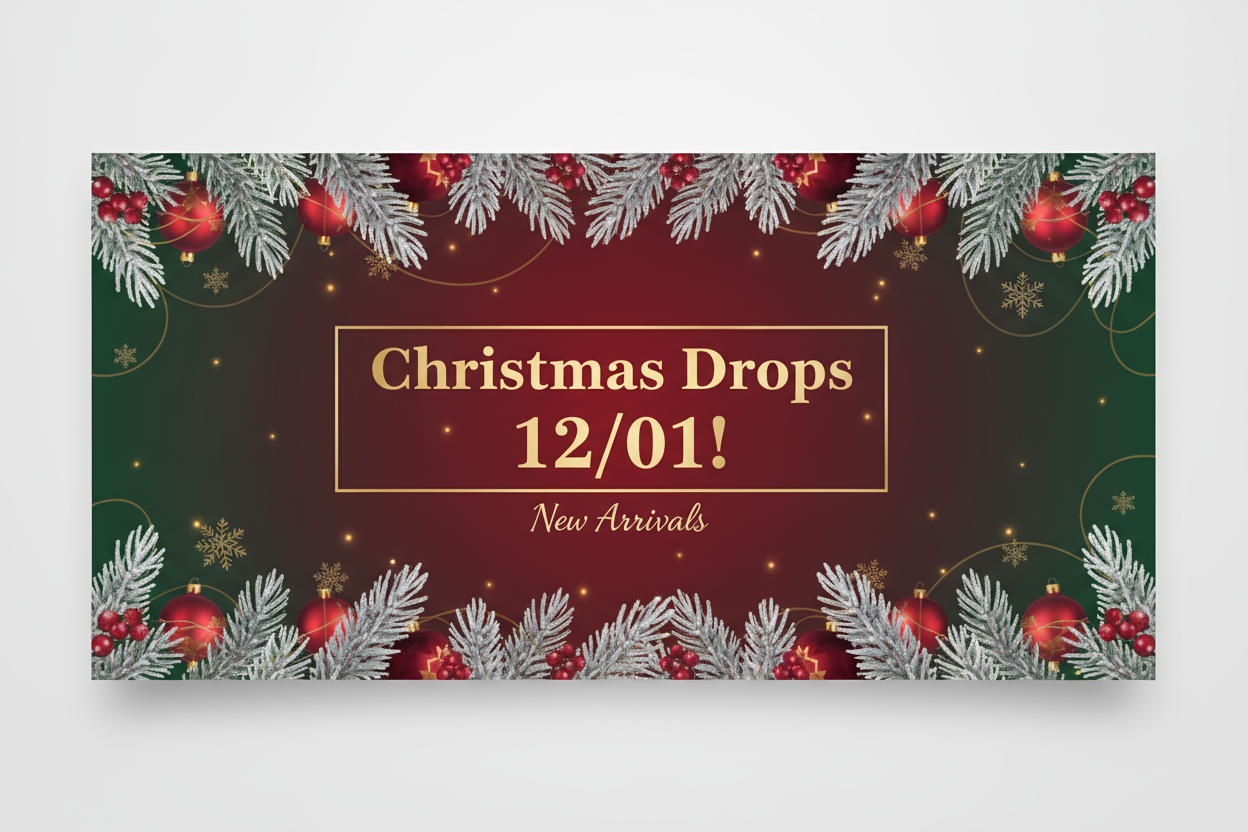 Christmas drops 12/01!